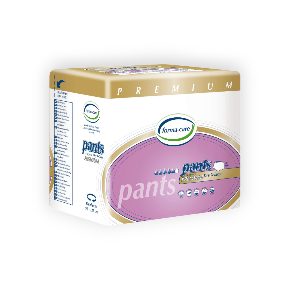 FORMA-CARE PANTS PREMIUM DRY X-LARGE 14 PIECES