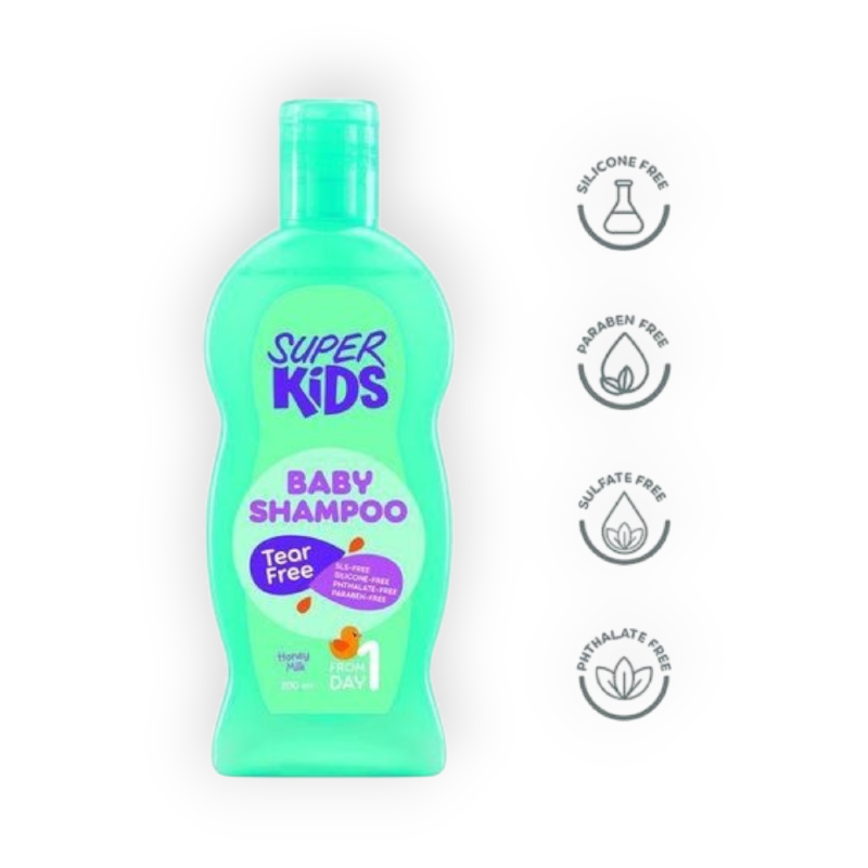 SUPER KIDS BABY SHAMPOO HONEY MILK 200ML