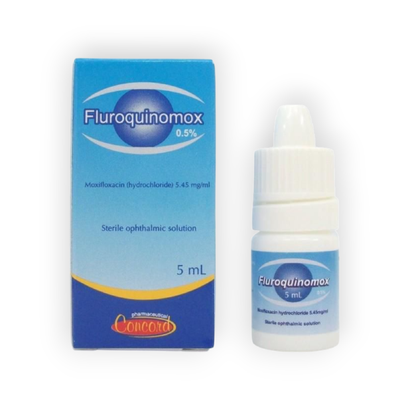 FLUROQUINOMOX 0.5 % EYE DROPS 