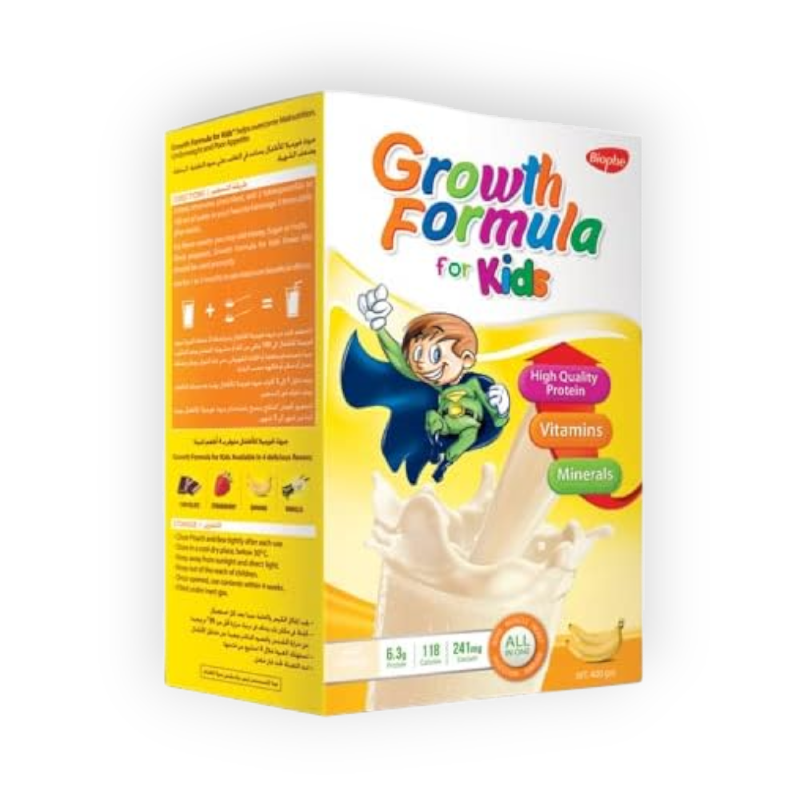GROWTH FORMULA KIDS 400GM BANANA POWDER