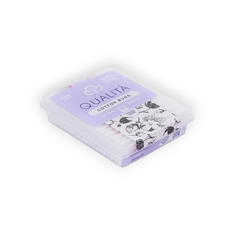 QUALITA COTTON BUDS ANTIBACTERIAL 100 Piece 113