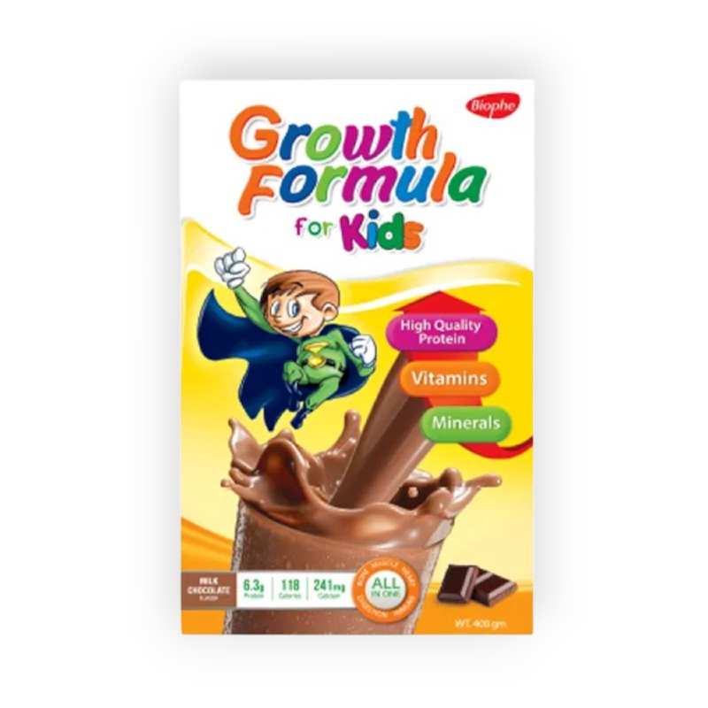 GROWTH FORMULA KIDS CHOCOLATE 400 GM POWDER