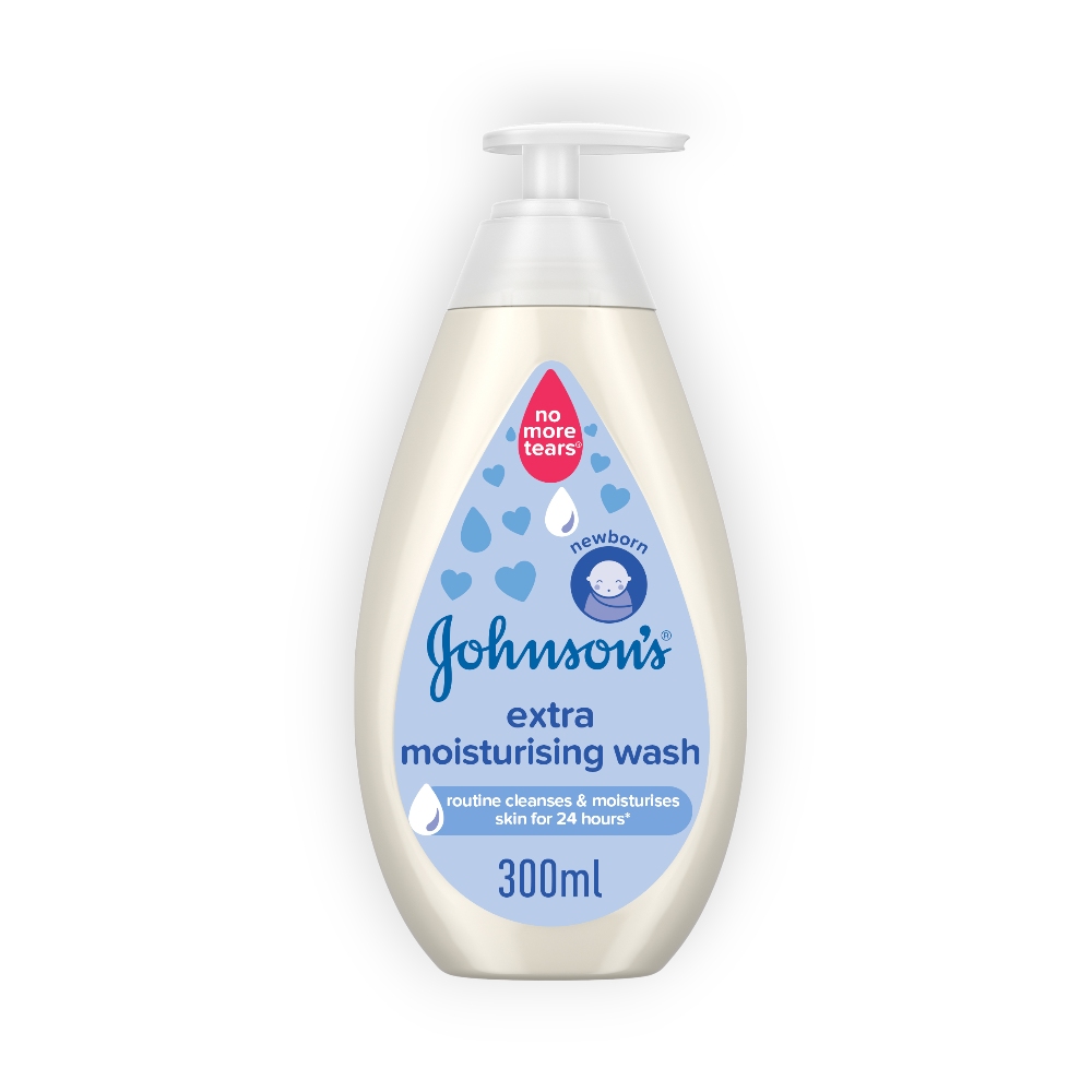 JOHNSONS EXTRA MOISTURISING WASH 300ML