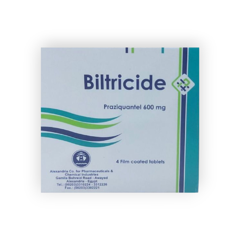BILTRICIDE  600 MG  4 TABLET