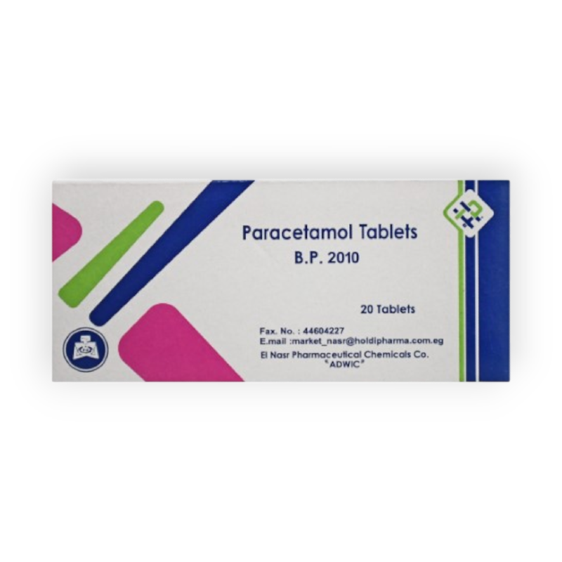PARACETAMOL 500 MG 20 TABLET