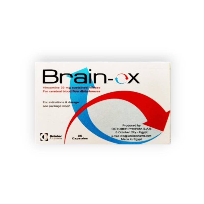 BRAIN-OX 30 MG 20 CAPSULES
