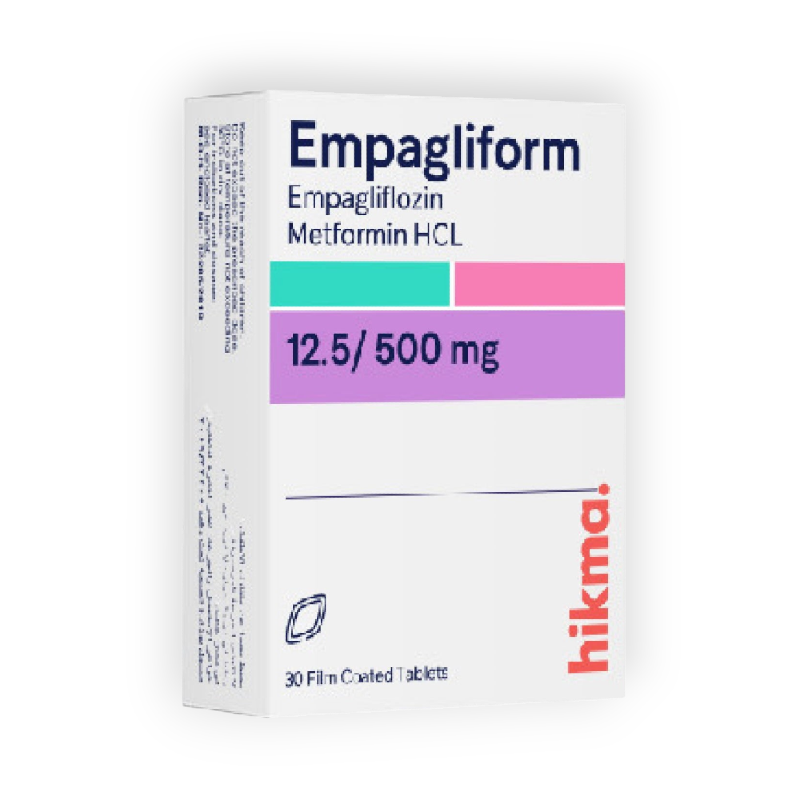 EMPAGLIFORM 12.5/500 MG 30 TABLET