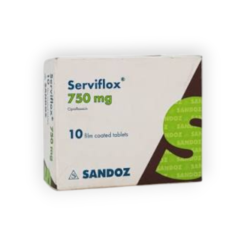 SERVIFLOX 750MG 10 TABLET