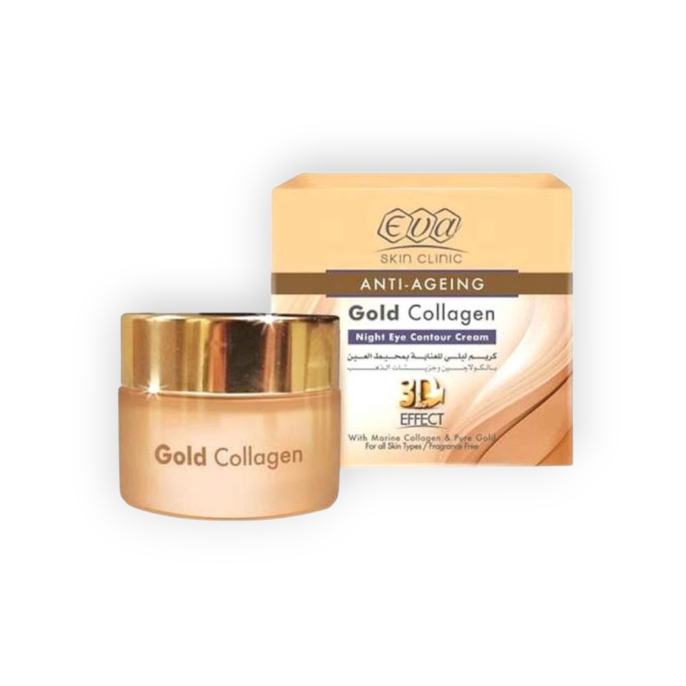 EVA GOLD COLLAGEN NIGHT EYE CONTOUR CREAM 15ML