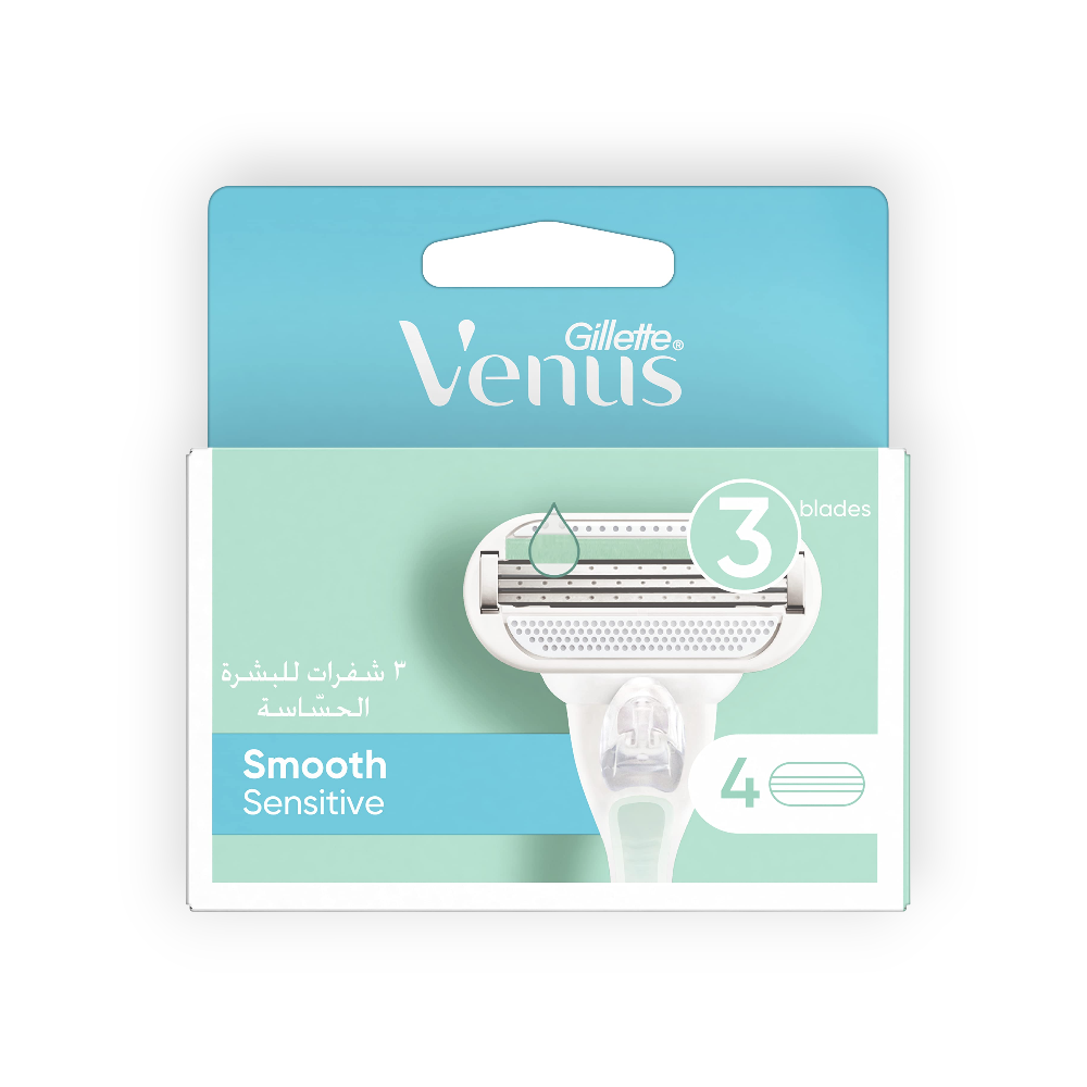 GILLETTE VENUS SENSITIVE SMOOTH 4 BLADES