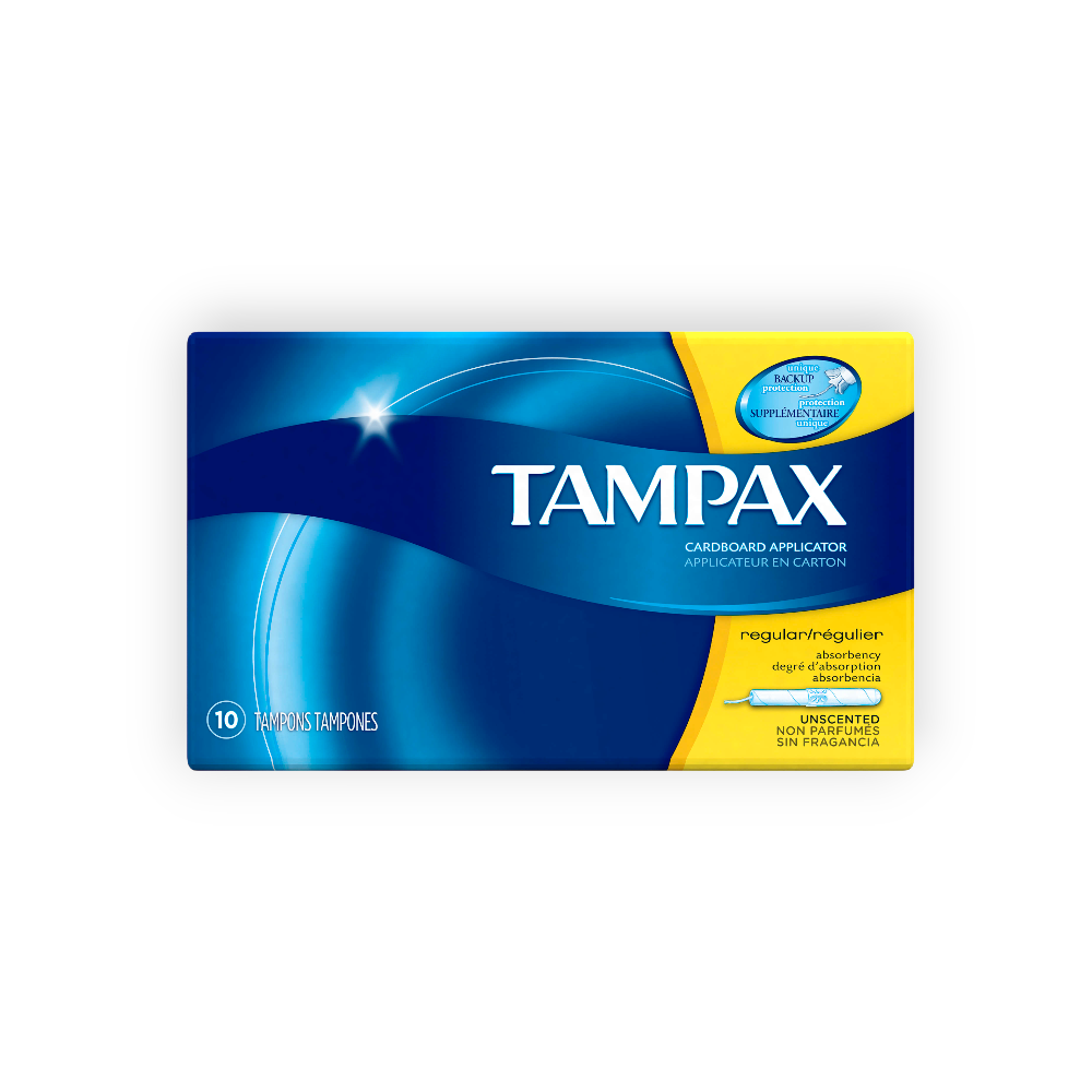 TAMPAX. REGULAR 10 TAMPONS
