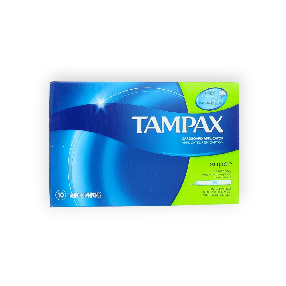 TAMPAX. SUPER 10 TAMPONS