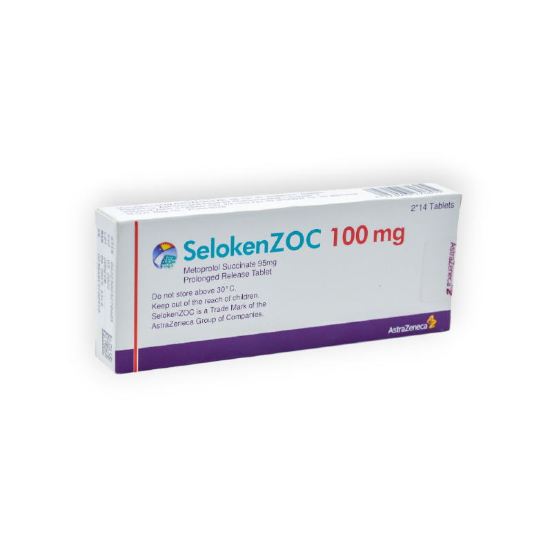 SELOKEN ZOC 100 MG 28 TABLET