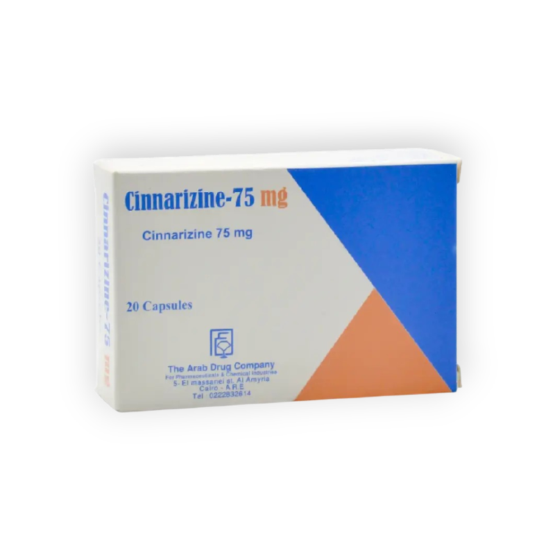 CINNARIZNE 75 MG 20 CAPSULES