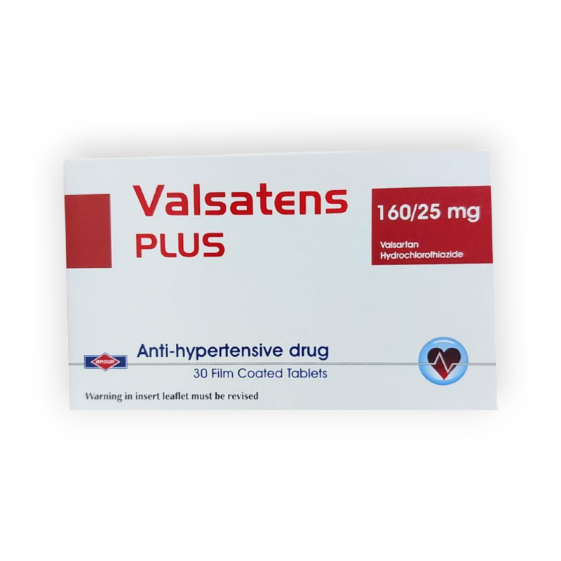VALSATENS PLUS 160 / 25 MG 30 TABLET