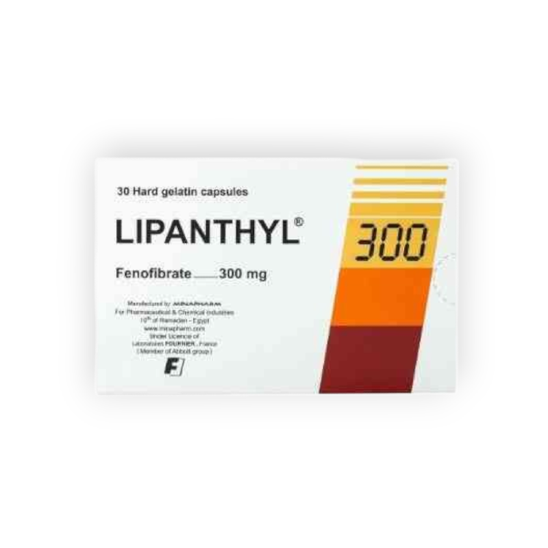 LIPANTHYL 300 MG 30 CAPSULES