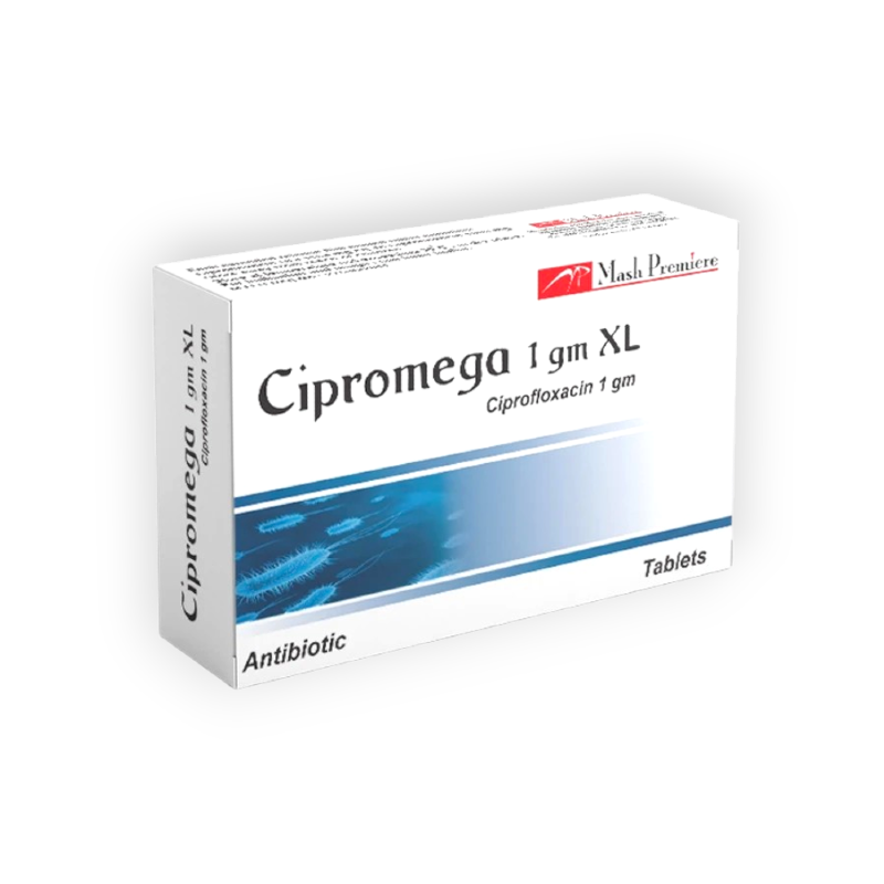 CIPROMEGA 1 GM XL 14 TABLET