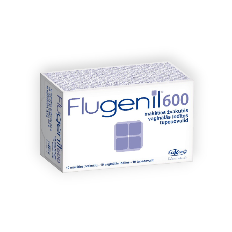 FLUGENIL 600 VAG 10 SUPPOSITORIES