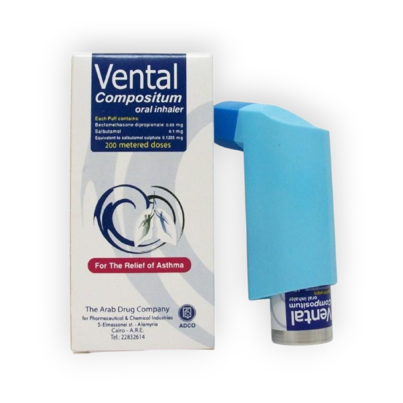 VENTAL COMP INHALER 200 ML