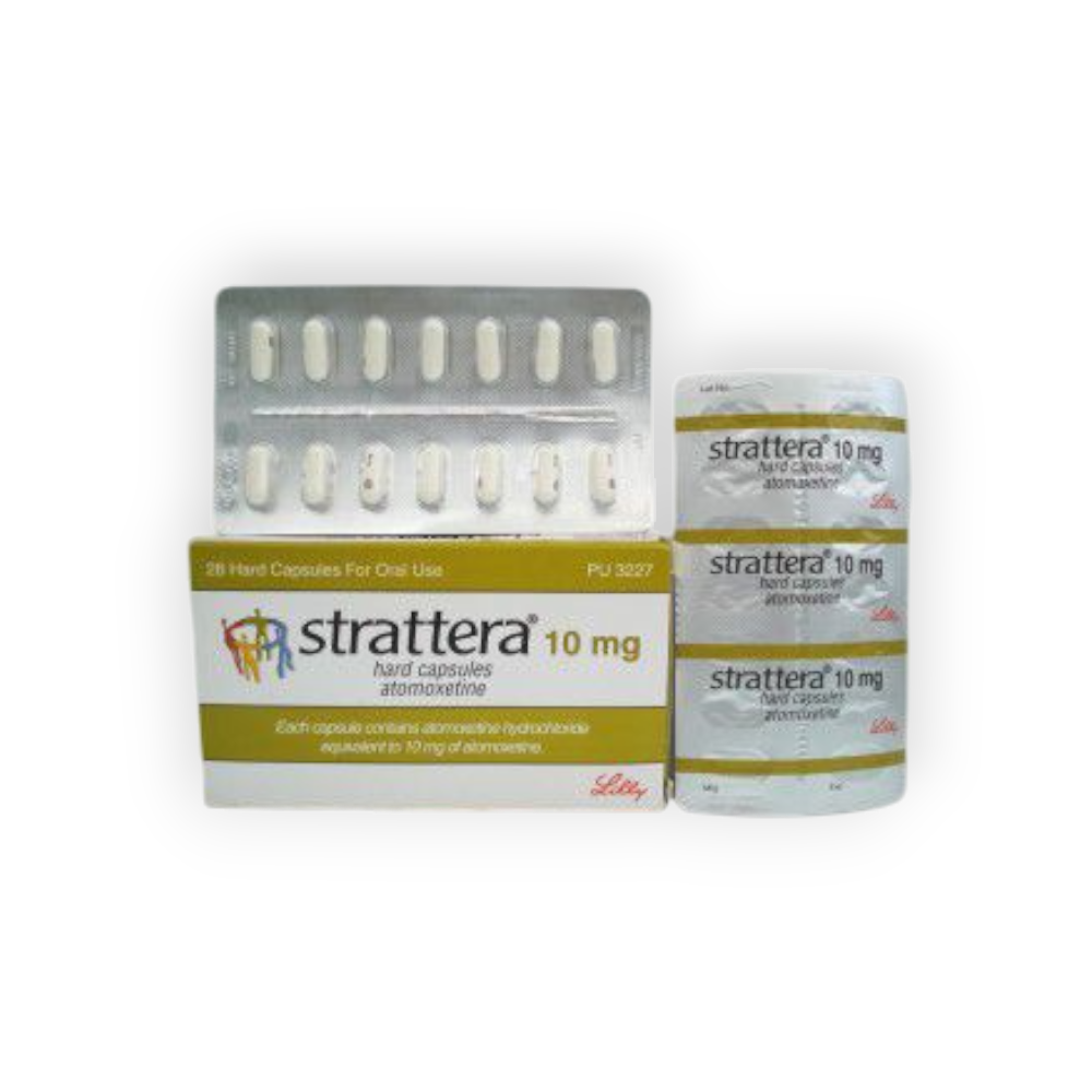 STRATTERA 10 MG 28 CAPSULES