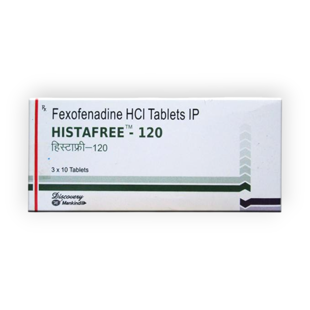 HISTAFREE 120 MG 10 TABLET