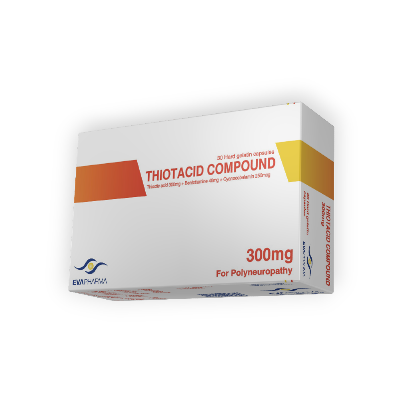 THIOTACID COMP 300 MG 30 CAPSULES
