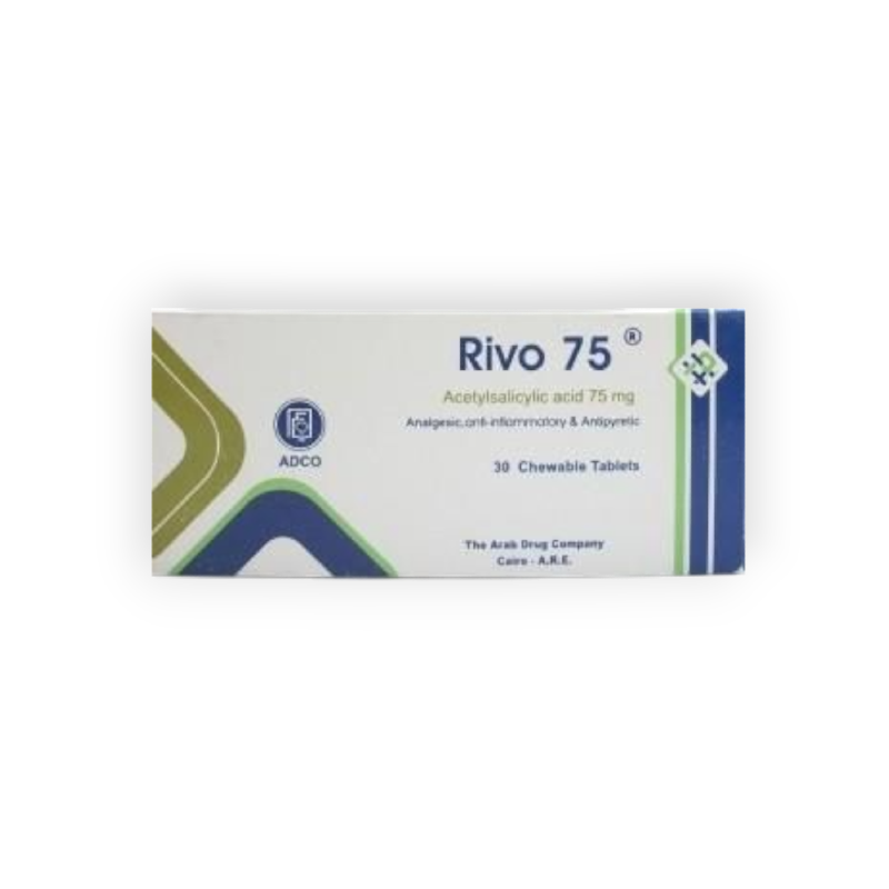 RIVO 75MG 30 CHEW TABLET