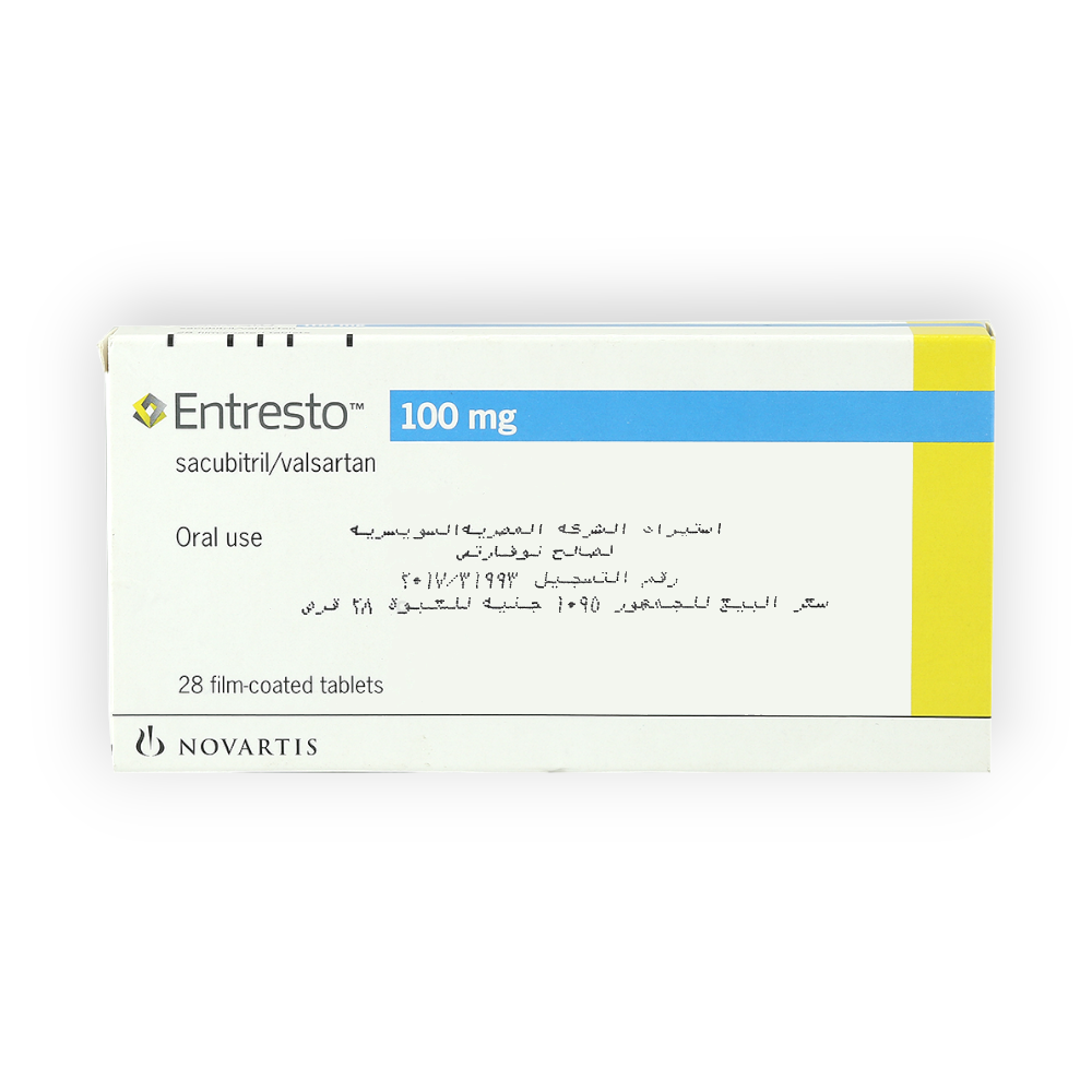ENTRESTO 100 MG 28 TABLET