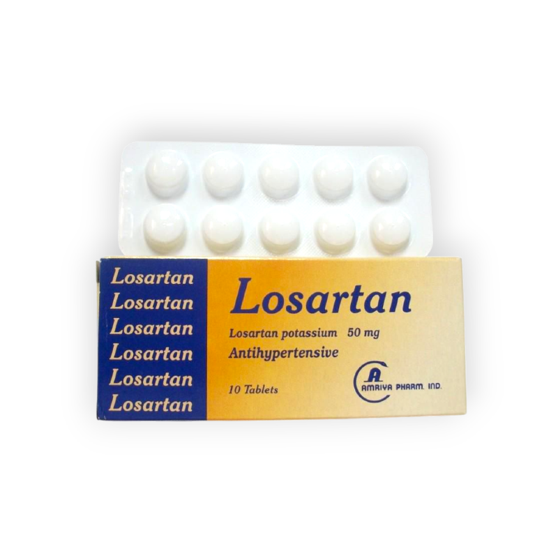 LOSARTAN 50 MG 10 TABLET