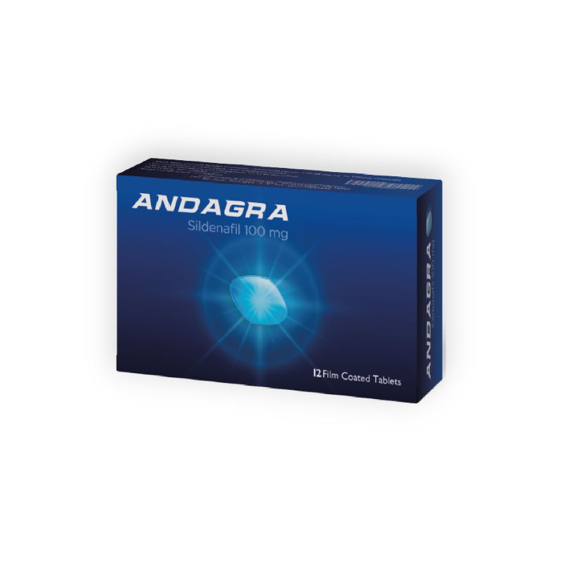ANDAGRA 100 MG 12TAB