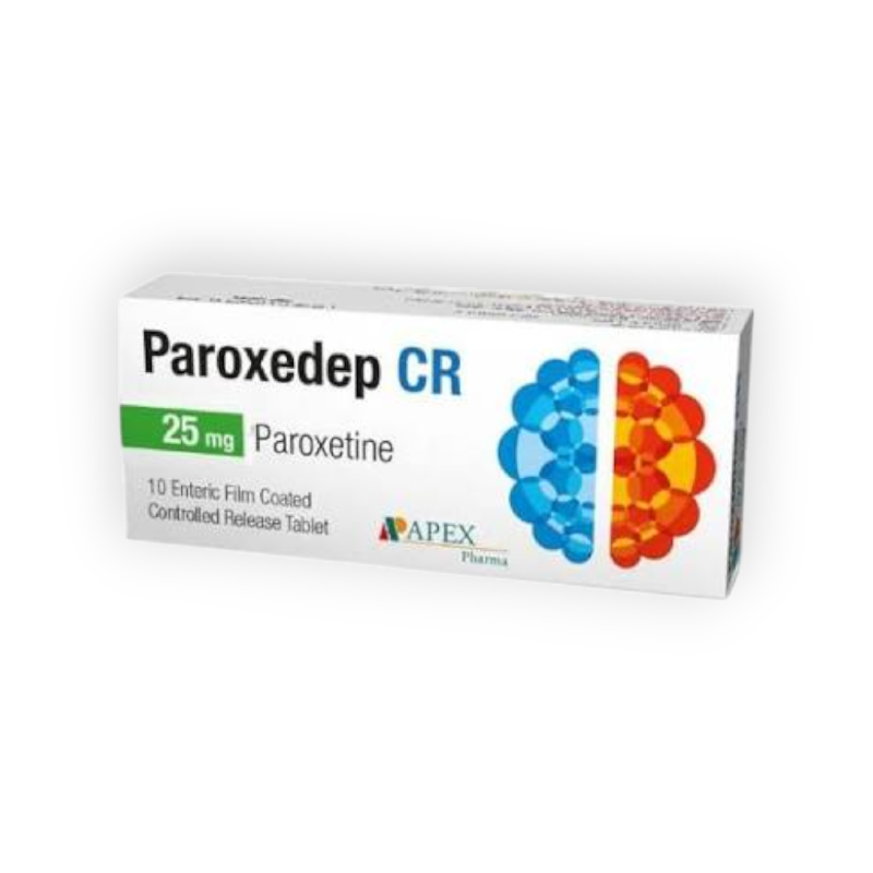 PAROXEDDEP 25MG CR 10 TAB