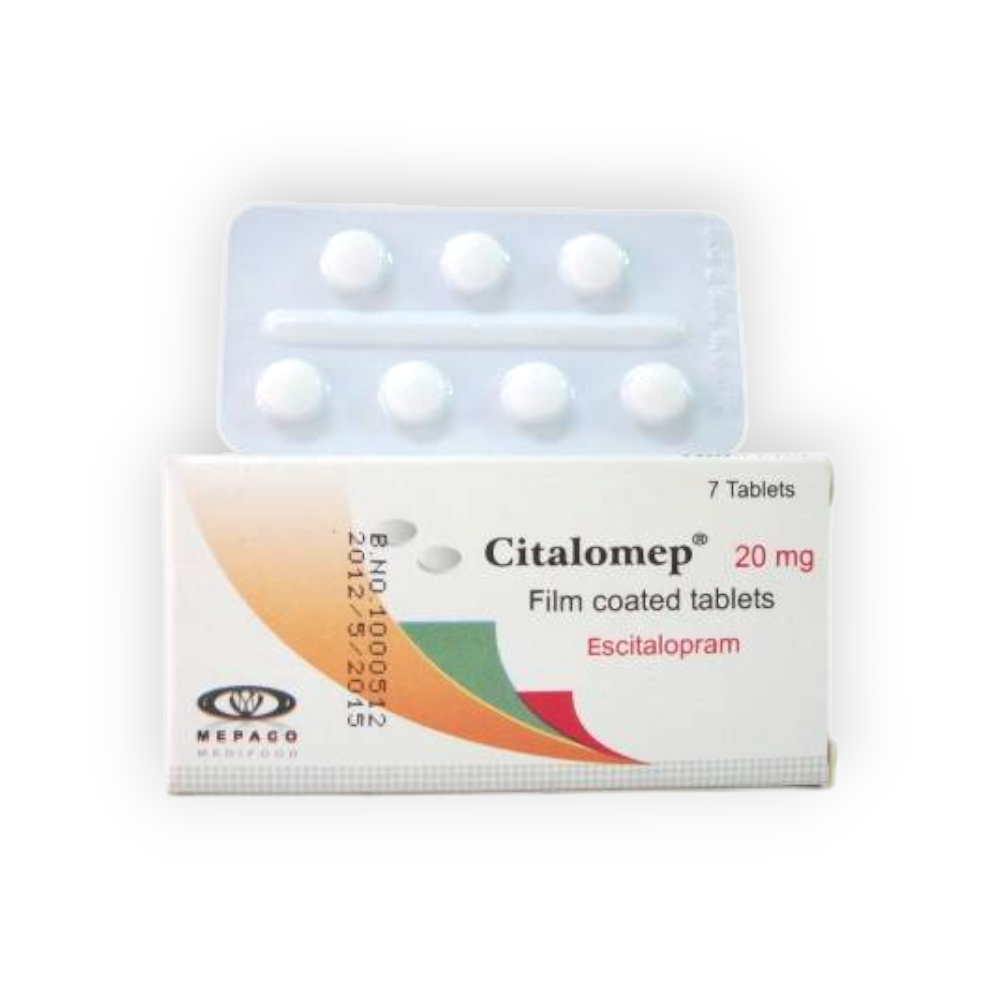 CITALOMEP 20 MG 7 TABLET