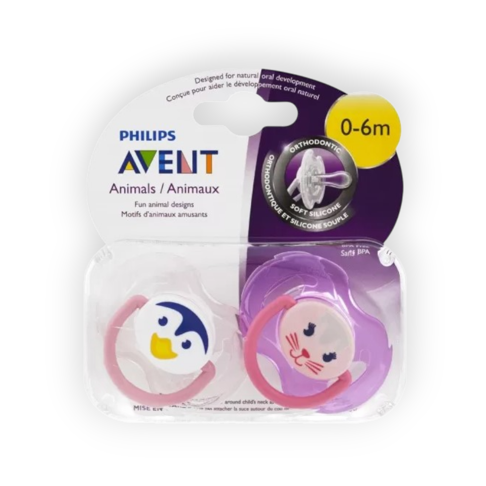 AVENT ORTHODONTIC  0-6Month  PACIFIER 2 pieces (182/63) 