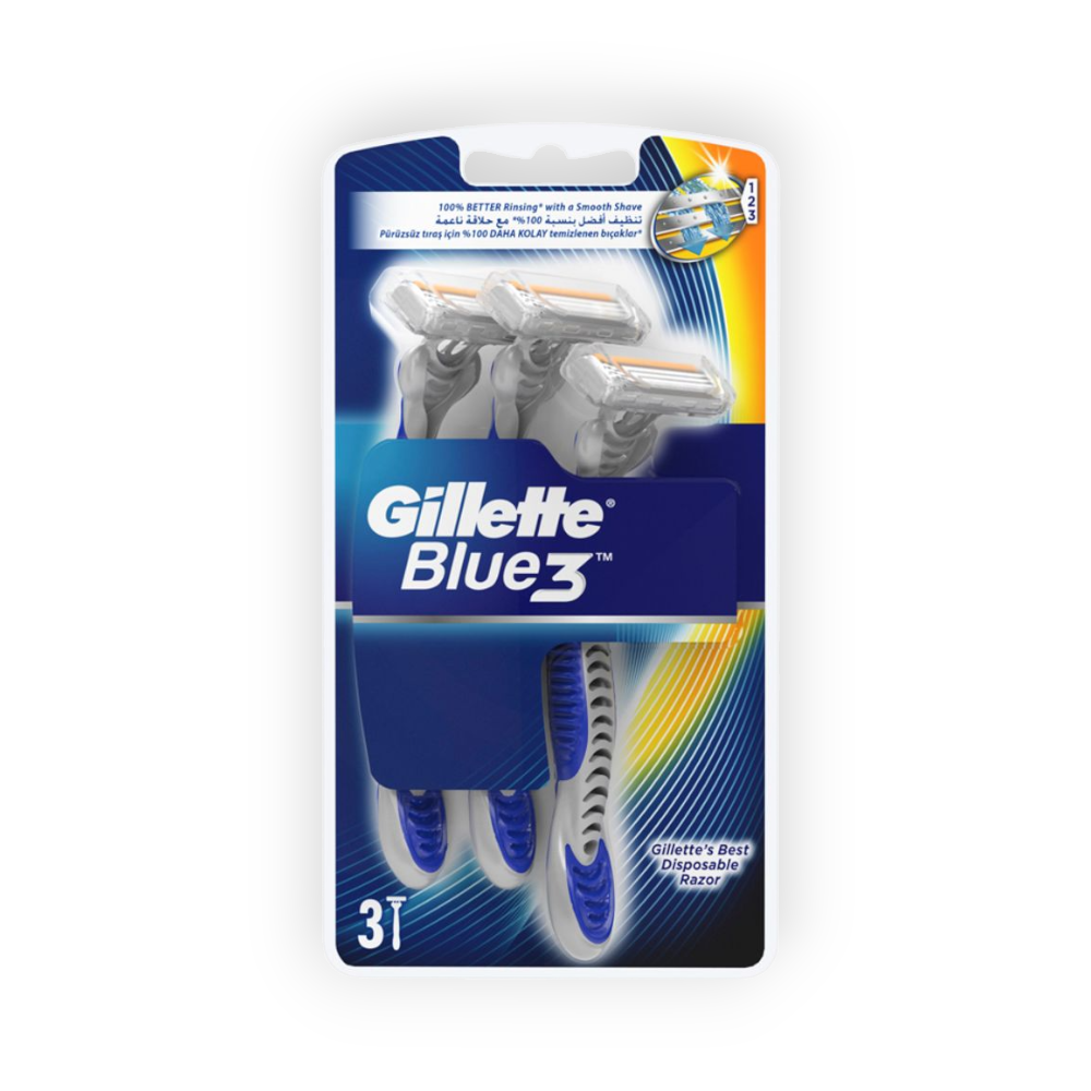 GILLETTE (BLUE 3) MACHIN 3 Piece