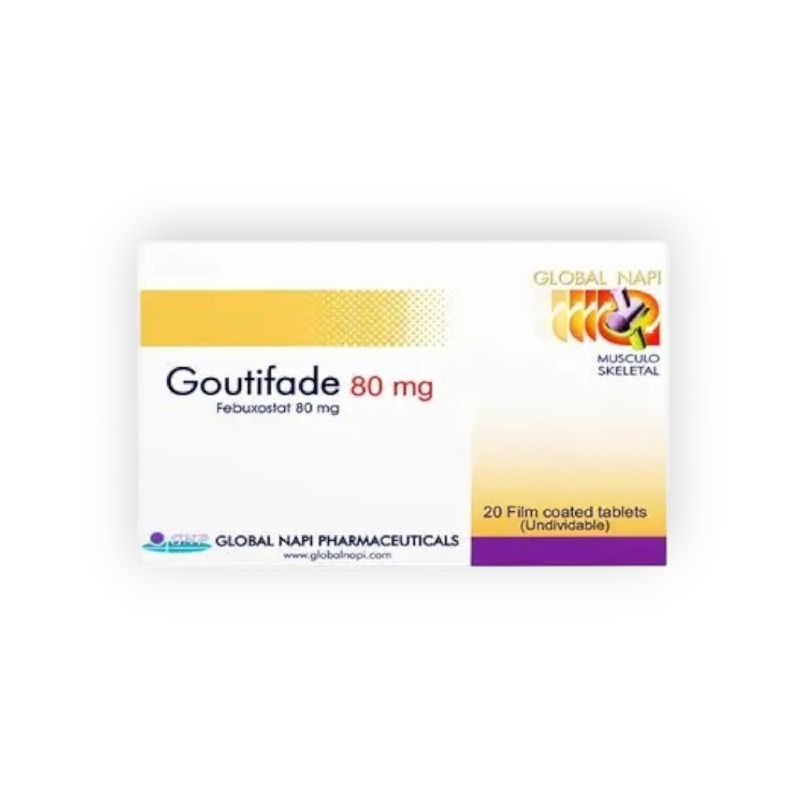 GOUTIFADE 80 MG 20 TABLET