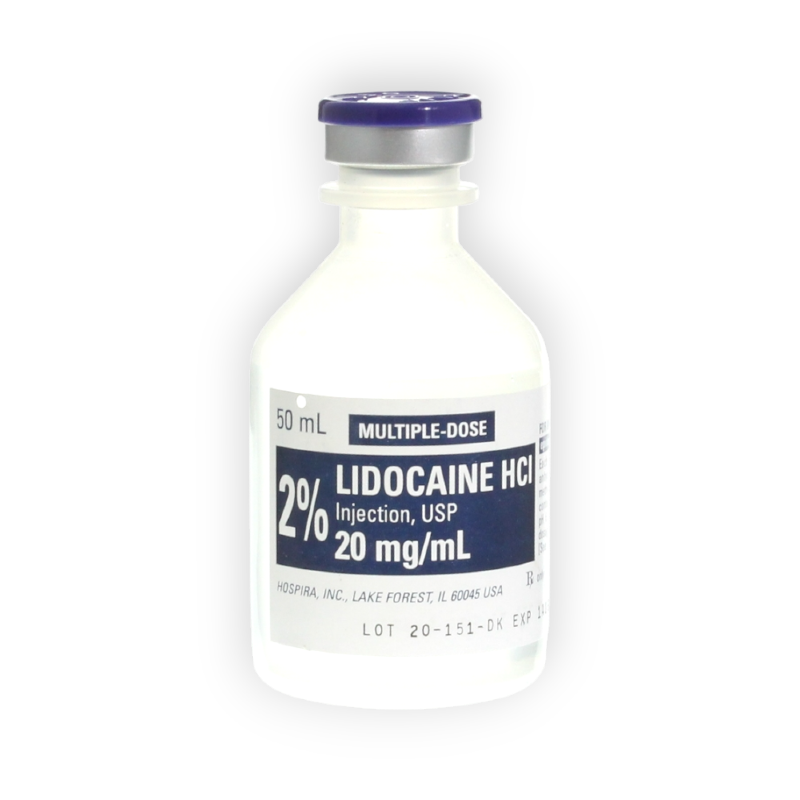 LIDOCAINE HYDROCHLORIDE 2% 1 VIAL