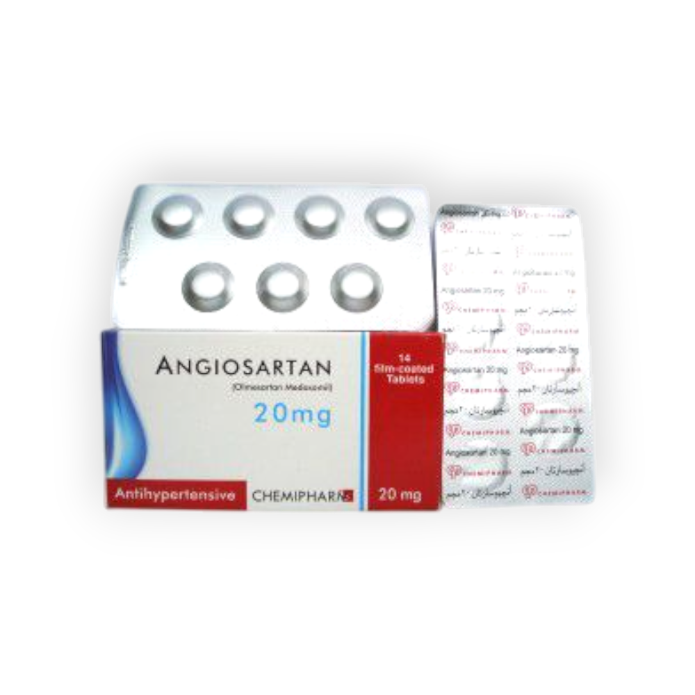 ANGIOSARTAN 20 MG 28 TABLET