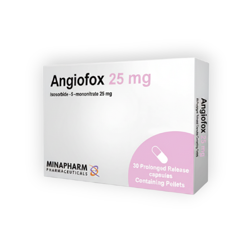 ANGIOFOX 25 MG 30 CAPSULES