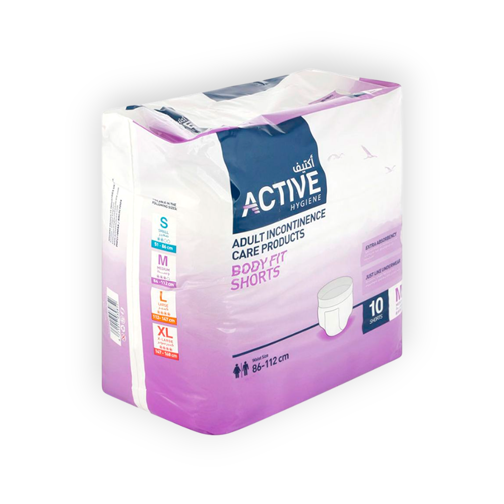 ACTIVE SHORT MEDIUM 10 DIAPER