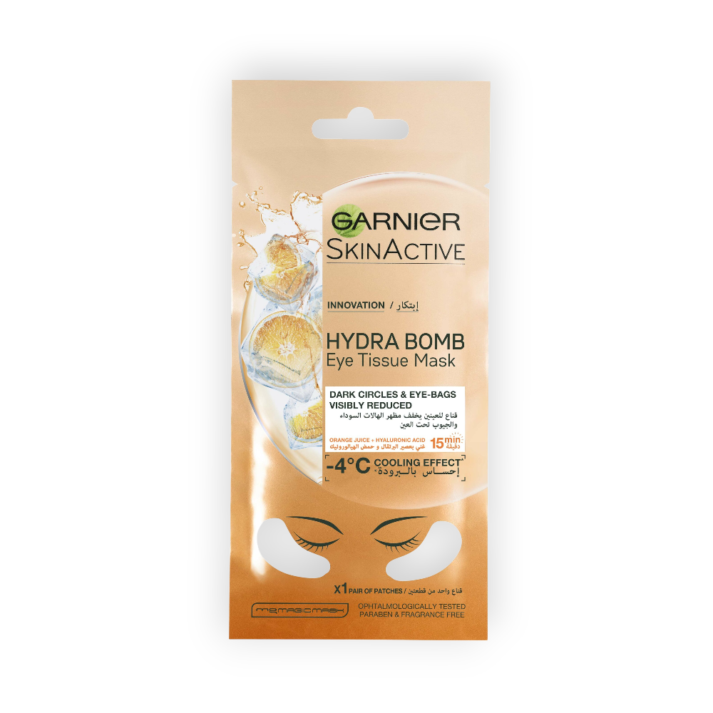GARNIER MASK HYDRA BOMB EYE TISSUE MASK 6GM