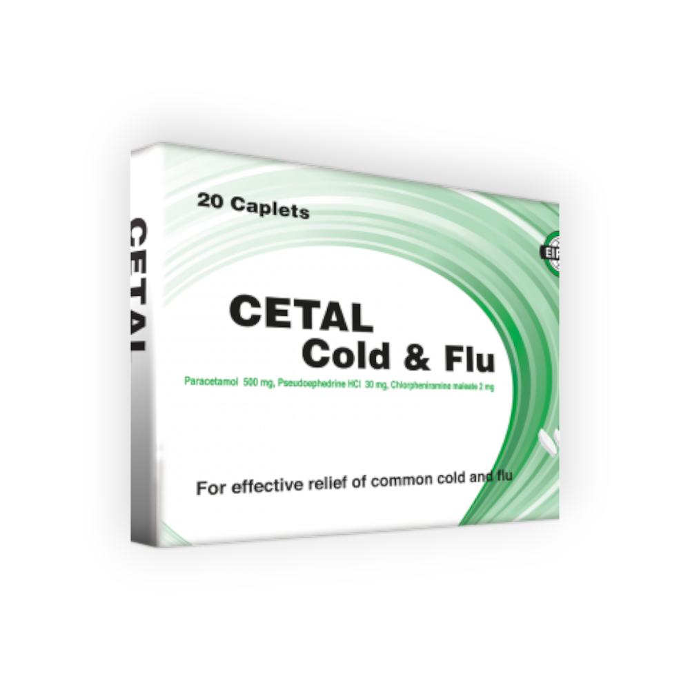 CETAL COLD & FLU 20 TABLET