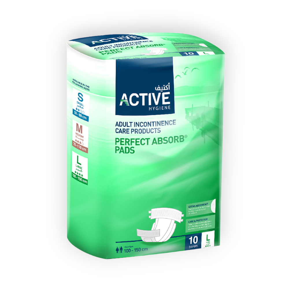 ACTIVE PERFECT ABSORB (L) 10 DIAPERS
