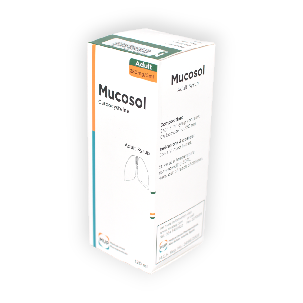 MUCOSOL ADULT SYRUP 120 ML