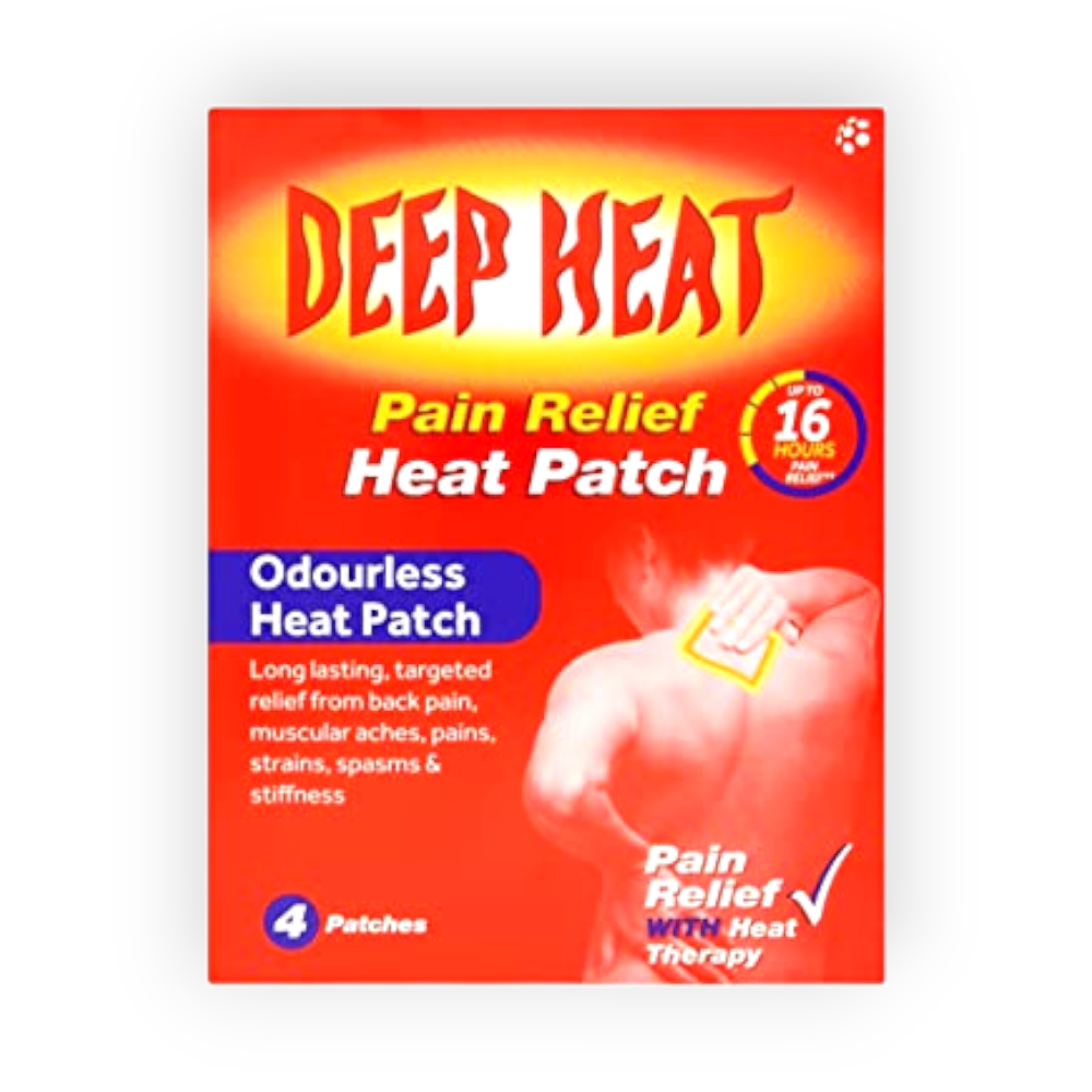 DEEP HEAT 4 PATCHES