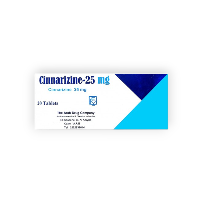 CINNARIZINE 25 MG 20 TABLET