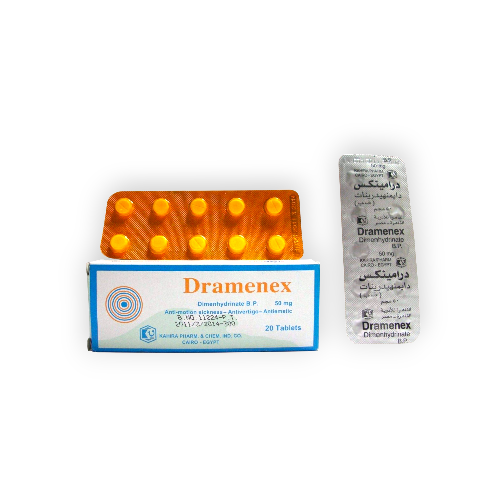 DRAMENEX 50 MG 20 TABLET