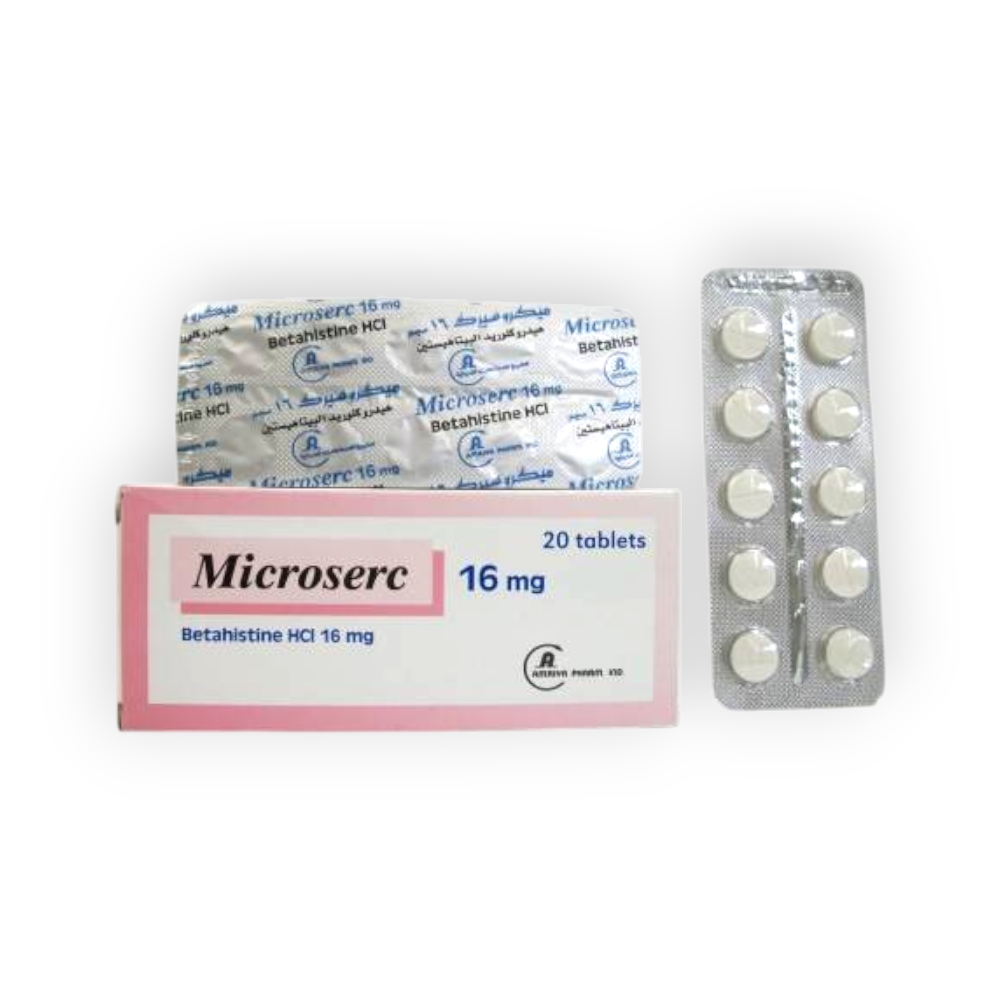 MICROSERC 16 MG 20 TABLET
