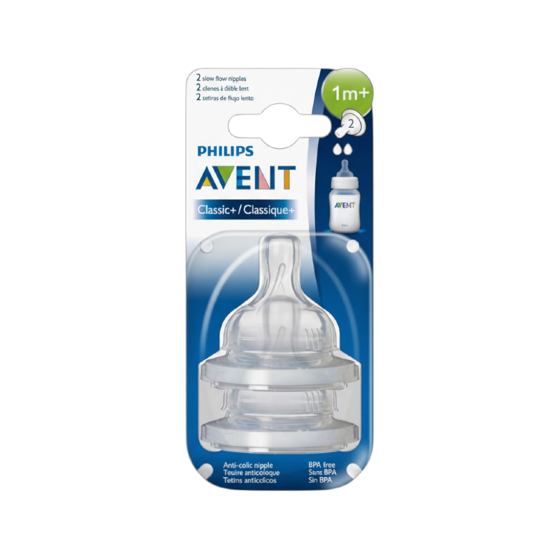 AVENT CLASSIC TEATS +1Month  2pieces *63227