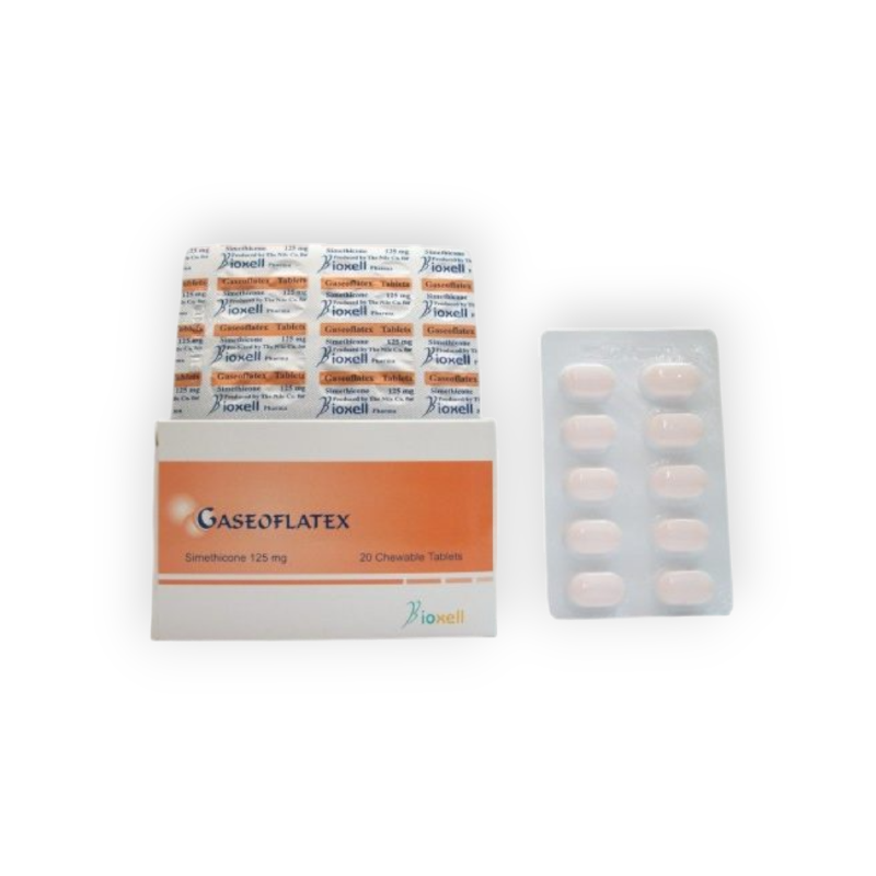 GASEOFLATEX 125 MG  20 TABLET