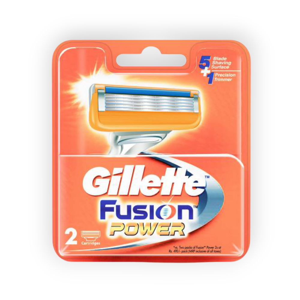 GILLETTE FUSION POWER BLADES 2  Piece